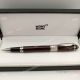 New Copy Mont Blanc Daniel Defoe Dark Red Rollerball Pen (3)_th.jpg